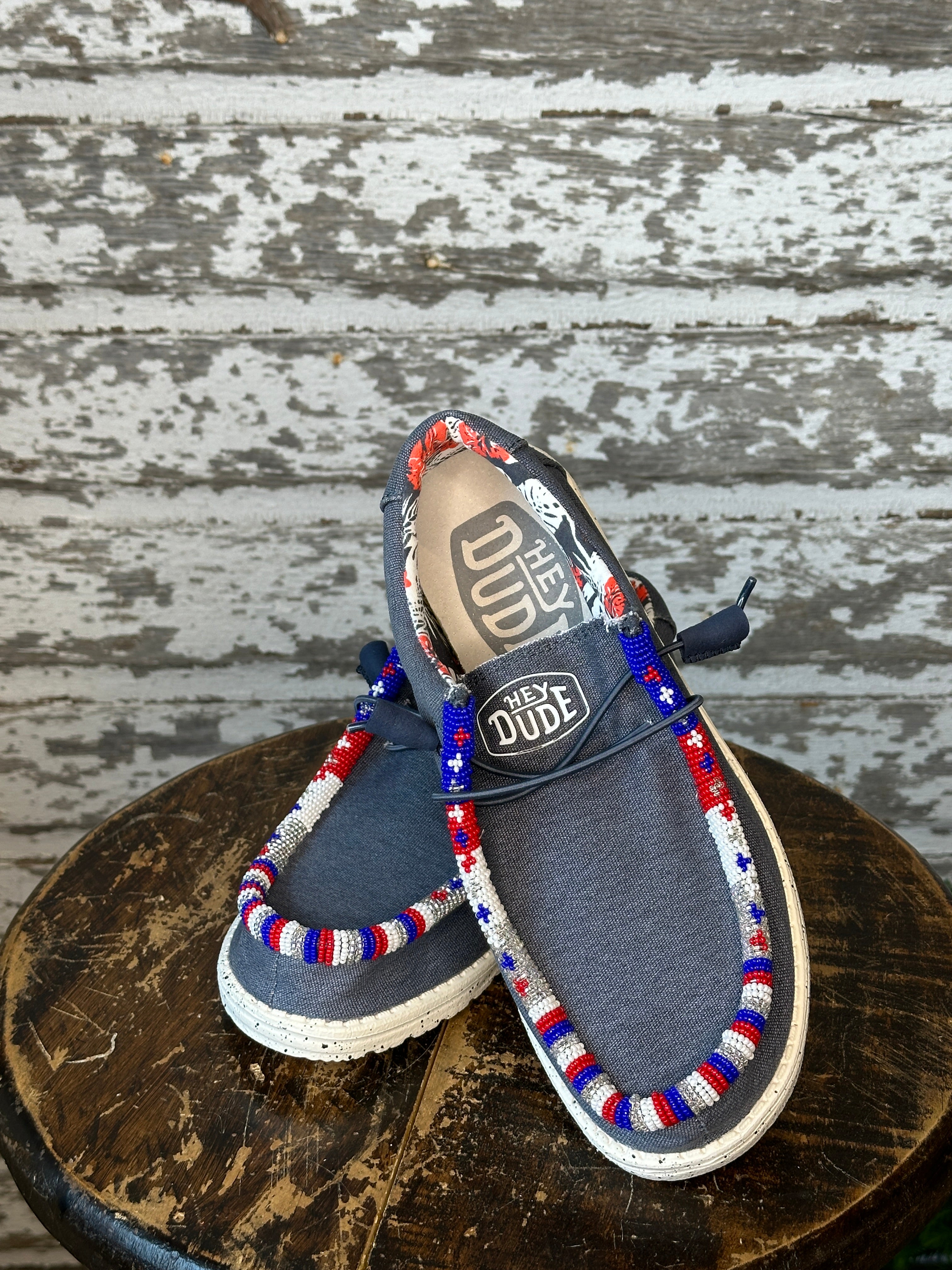 Custom Indian Hey dudes Custom Hey Dudes – Thunderbird Leather Company main image 4