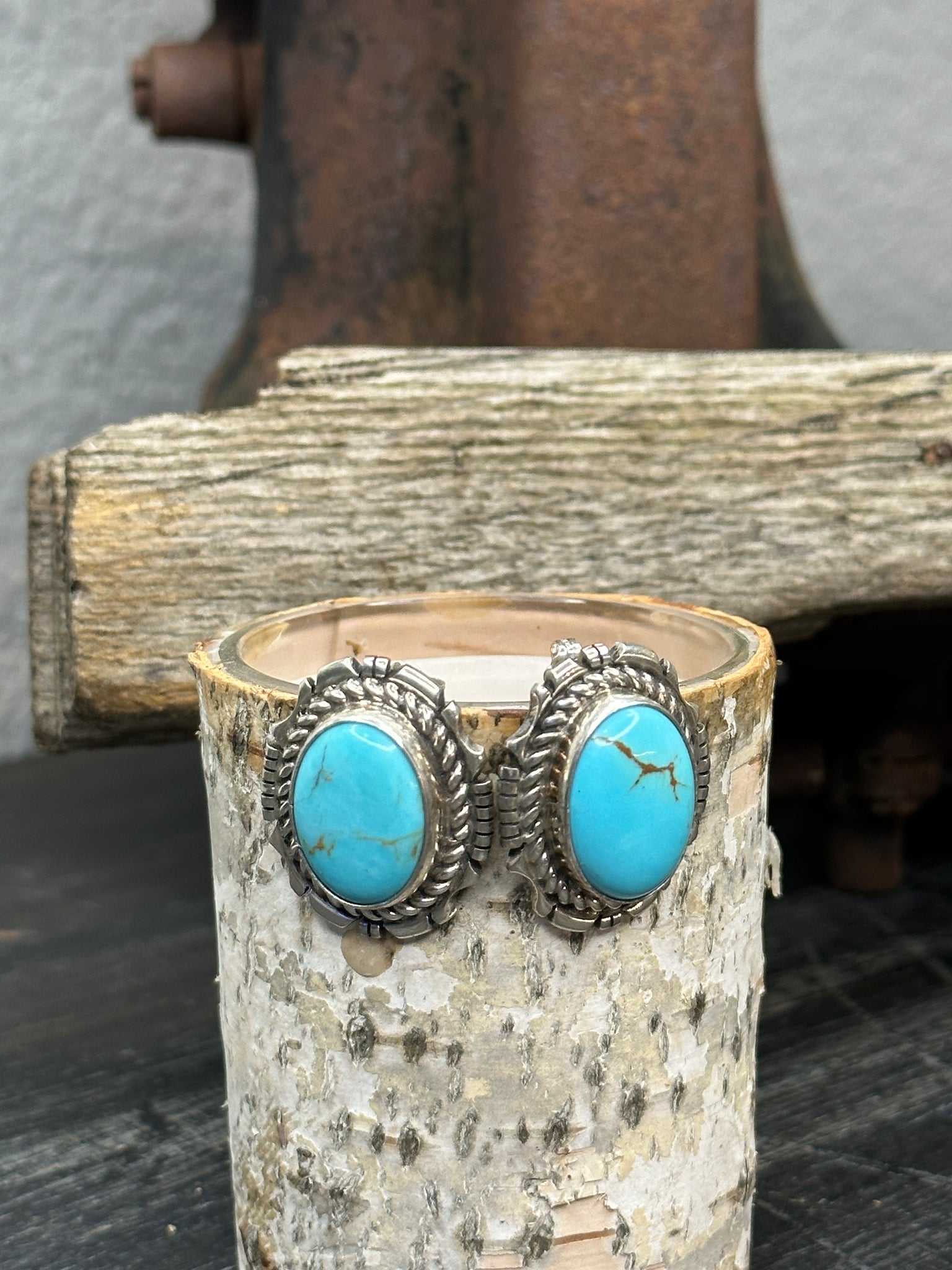 Campitos Turquoise Stone Earrings