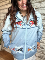Front of Silver Horse Rain Jacket