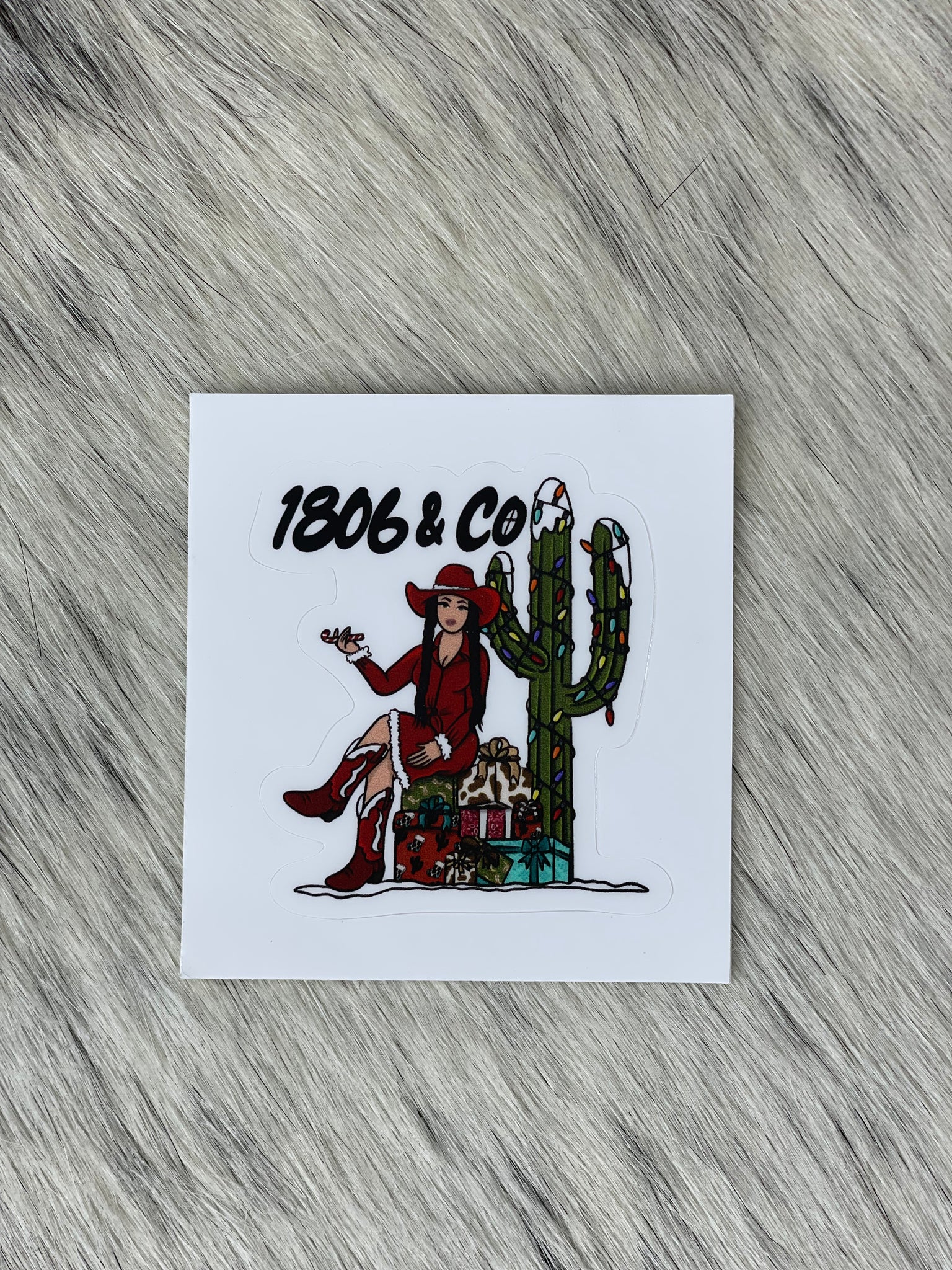 1806 Small Christmas Edition Sticker