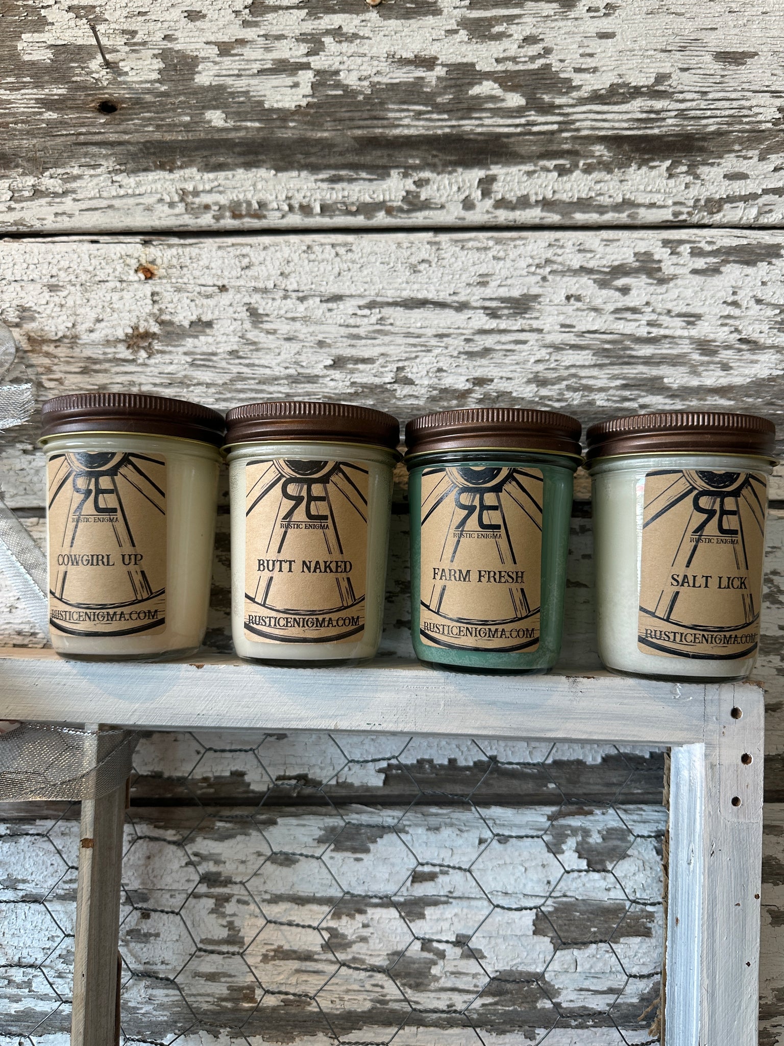 Rustic 8oz Candles
