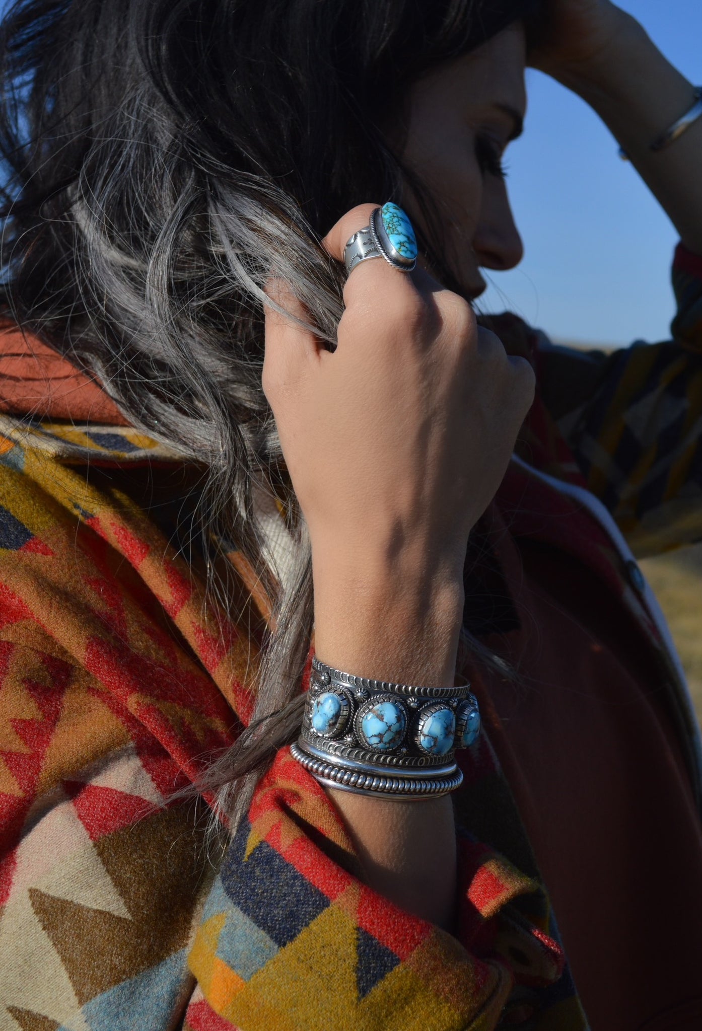 Pendleton Coat and Golden Hills Cuff